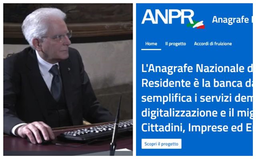 Certificati anagrafici online  sul portale ANPR
